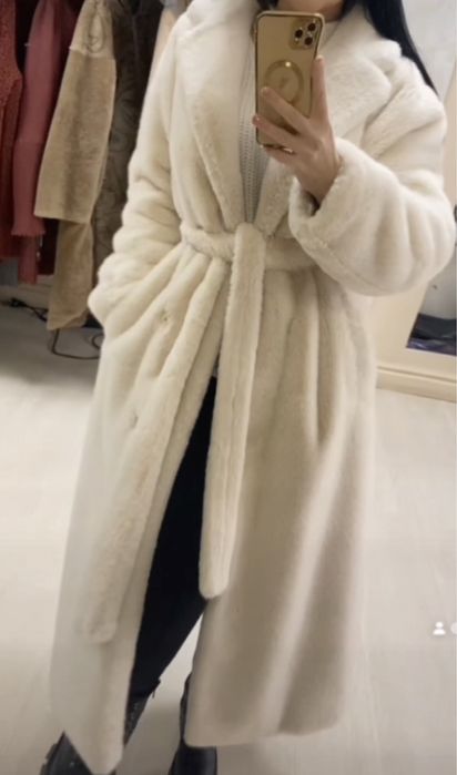 Шуба Zara длинная