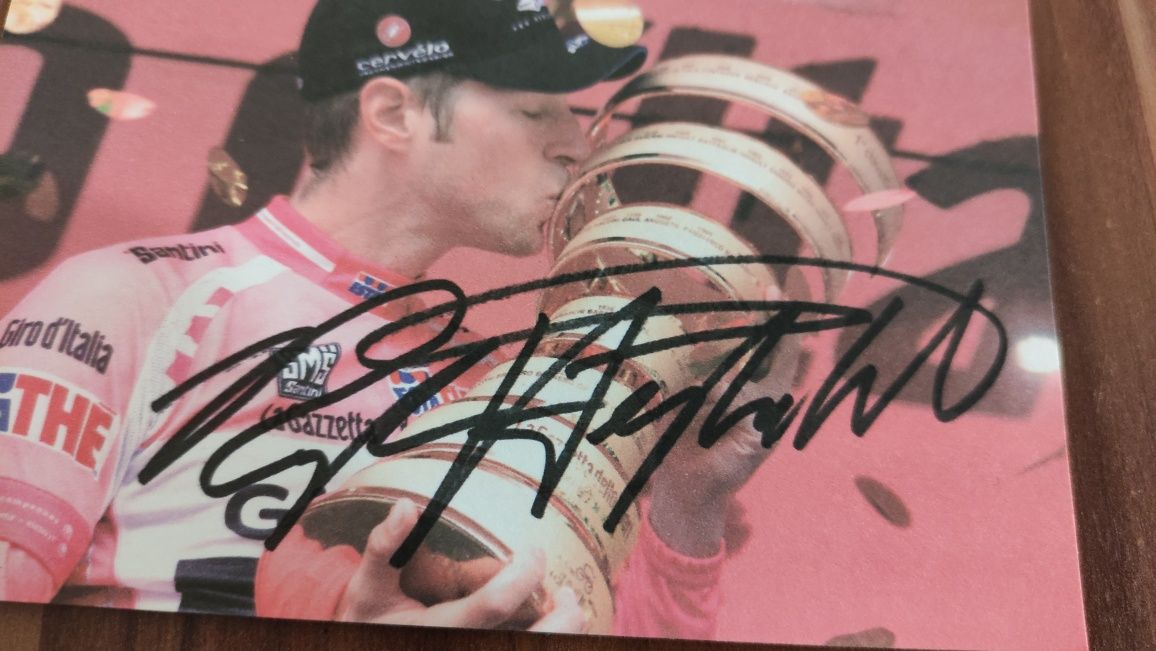 Ryder Hesjedal autograf, podpis, nadruk - Kolarz Sport Kolekcja Rower