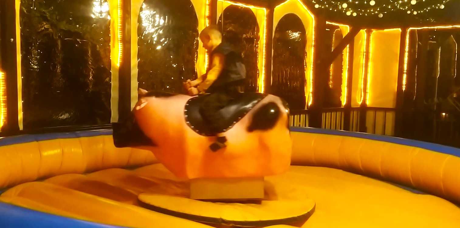 Byk rodeo , żyroskop , dmuchańce , zamki dmuchane, zjeżdżalnie