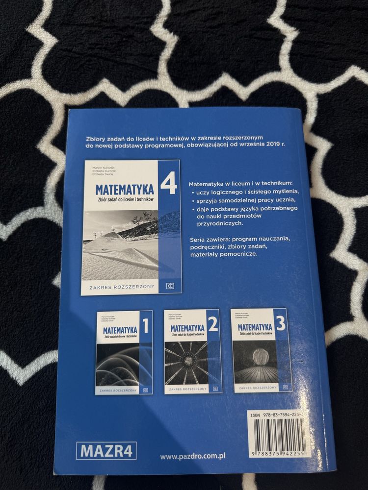 zbior zadan pazdro matematyka rozszerzona 4 klasa