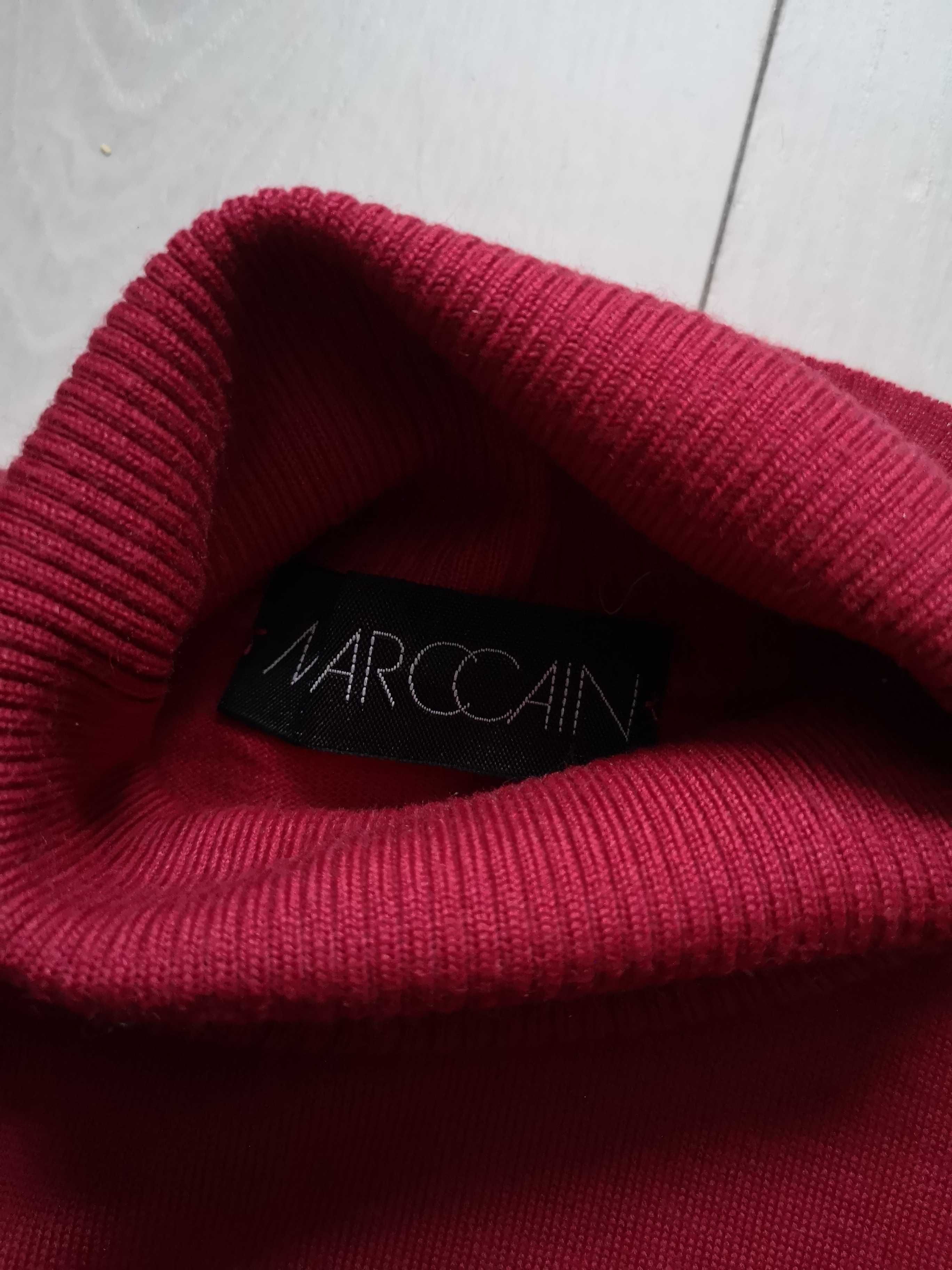 Marc Cain 36-38 wełniany sweterek oversize