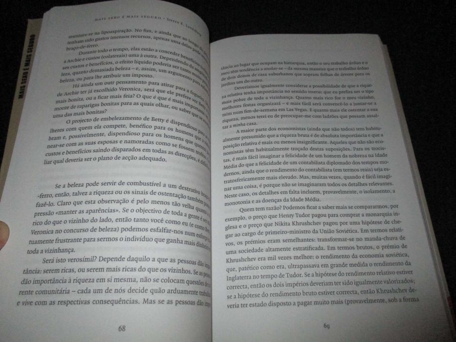Livro Mais Sexo é Mais Seguro Steven Landsburg