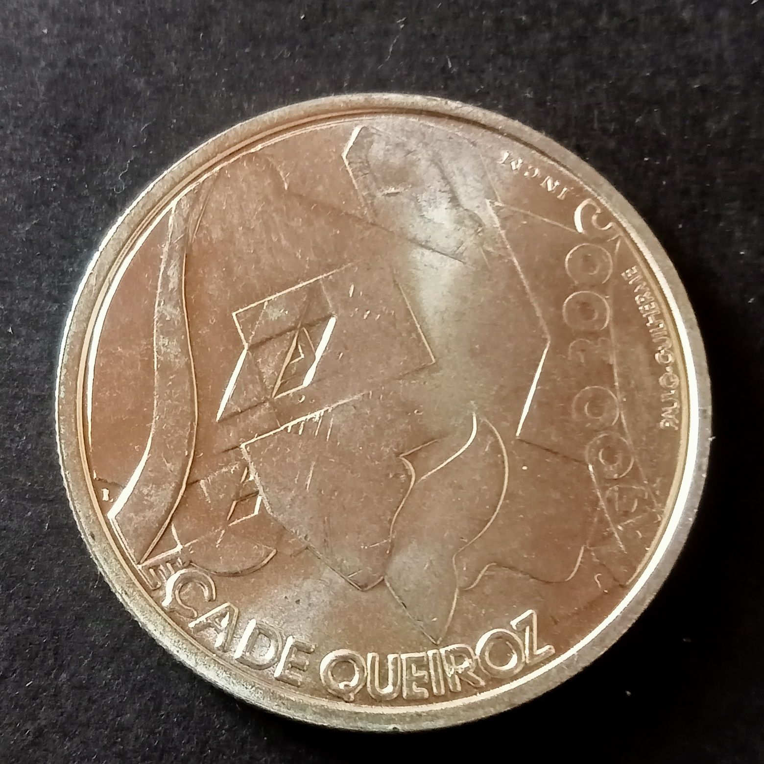 Moeda 500  prata Eca Queiros