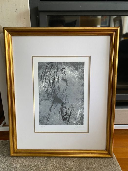 Serigrafia Mestre José Rodrigues assinada e numerada