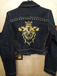 Балеро джинсовая куртка женская р S 44