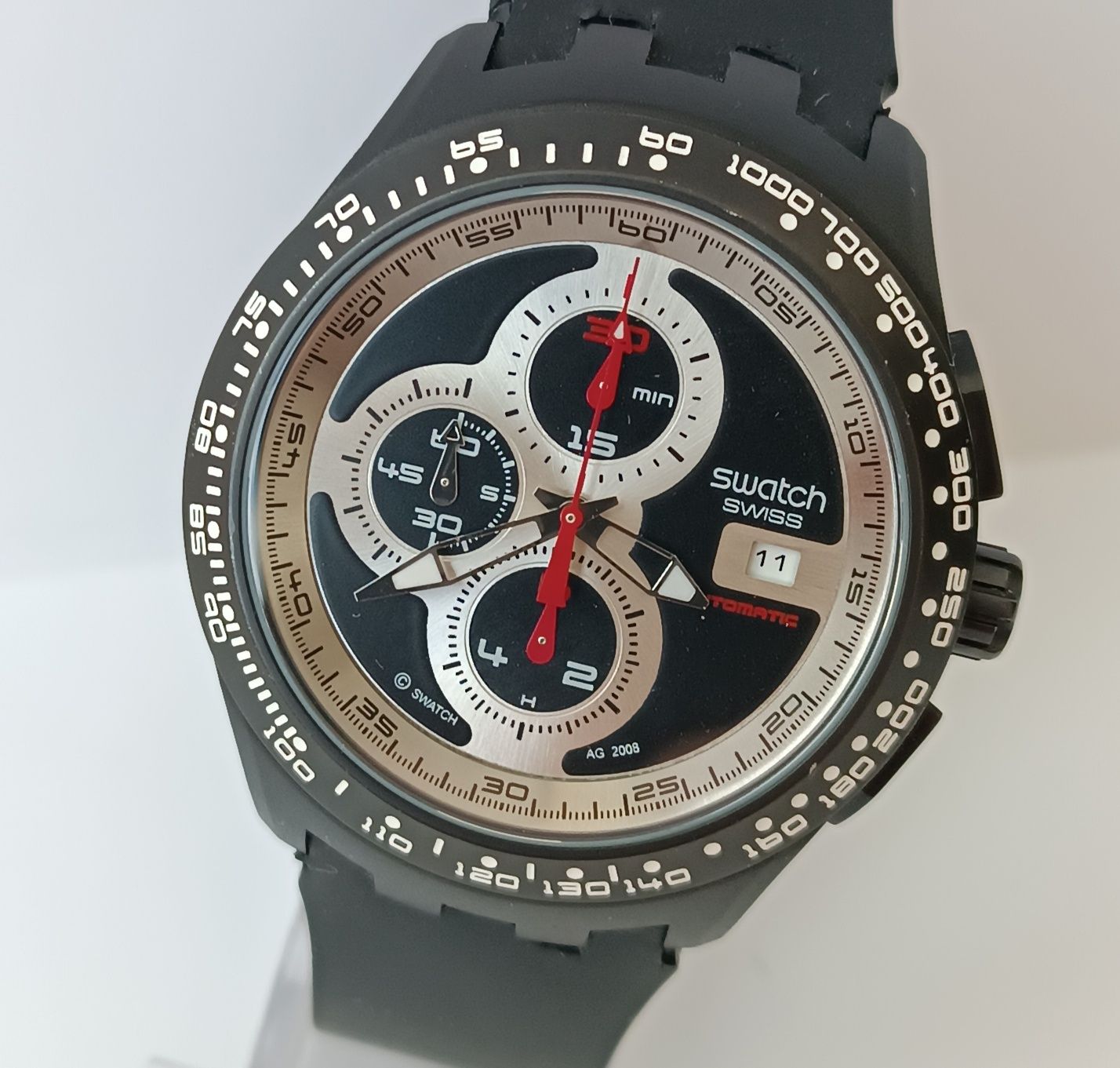 Швейцарський механічний хронограф Swatch automatic