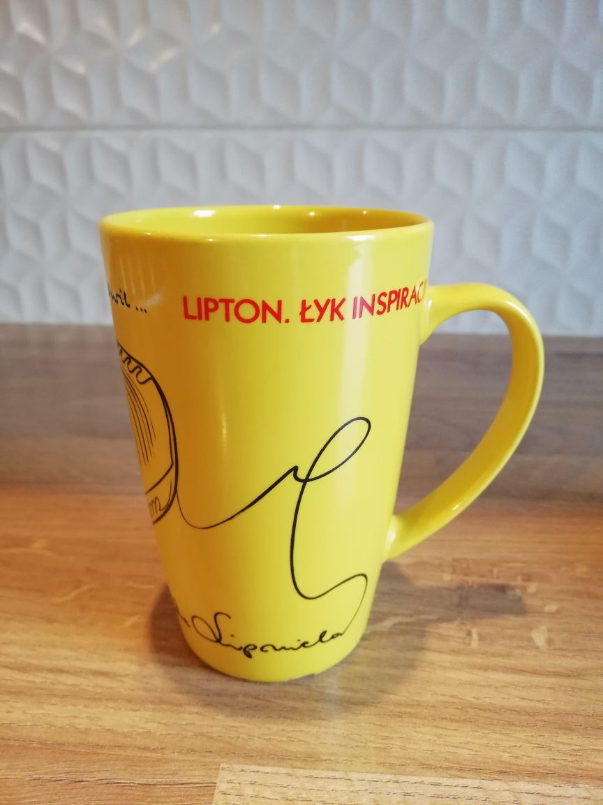 kubek Lipton Anita Lipnicka żółty 300ml