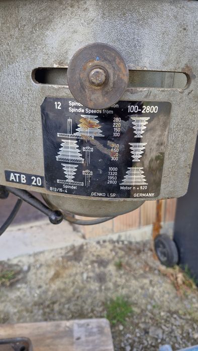 Wiertarka Genko stolowa promieniowa do metalu 380v