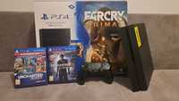 Konsola PS4 1TB Ultimate Edition + Pad + Gry