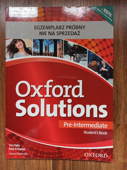 Podręcznik Oxford Solutions Pre-intermediate