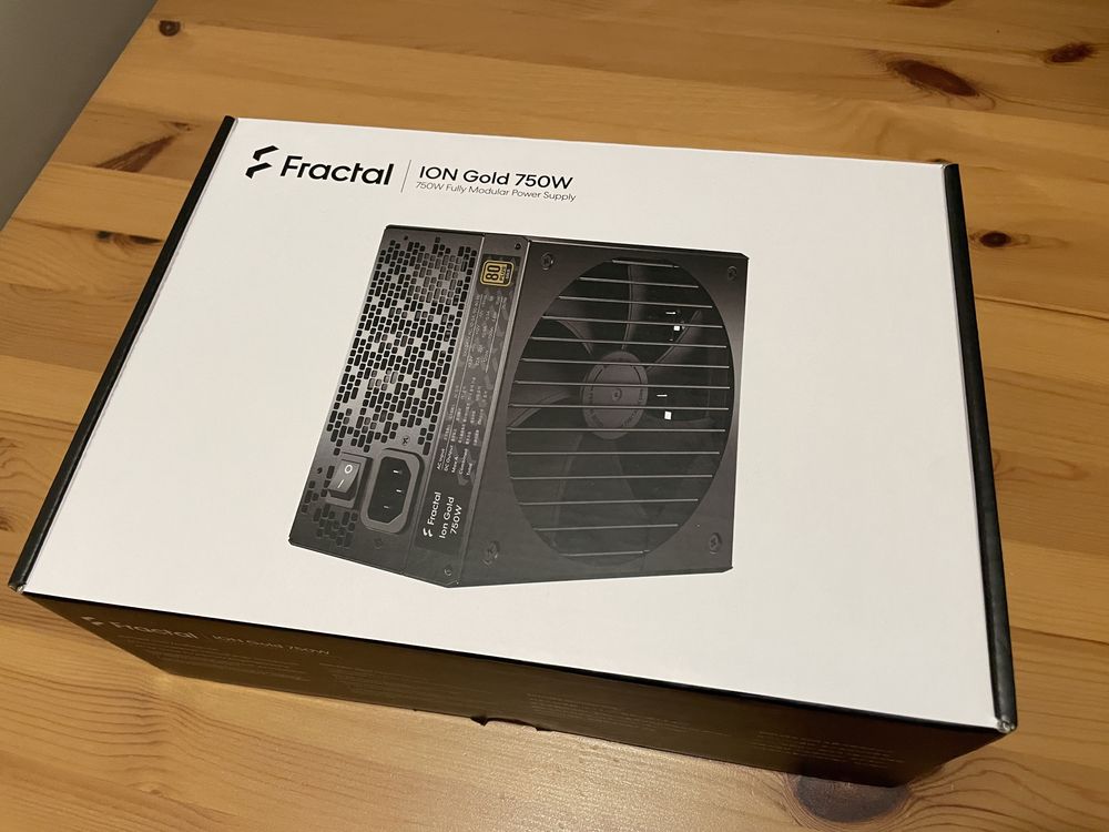 Fonte de alimentação FRACTAL design ion gold 750w fully modular