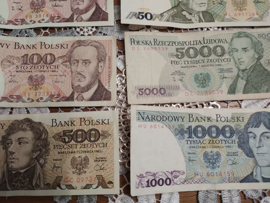 Witam mam do sprzedania monety i banknoty