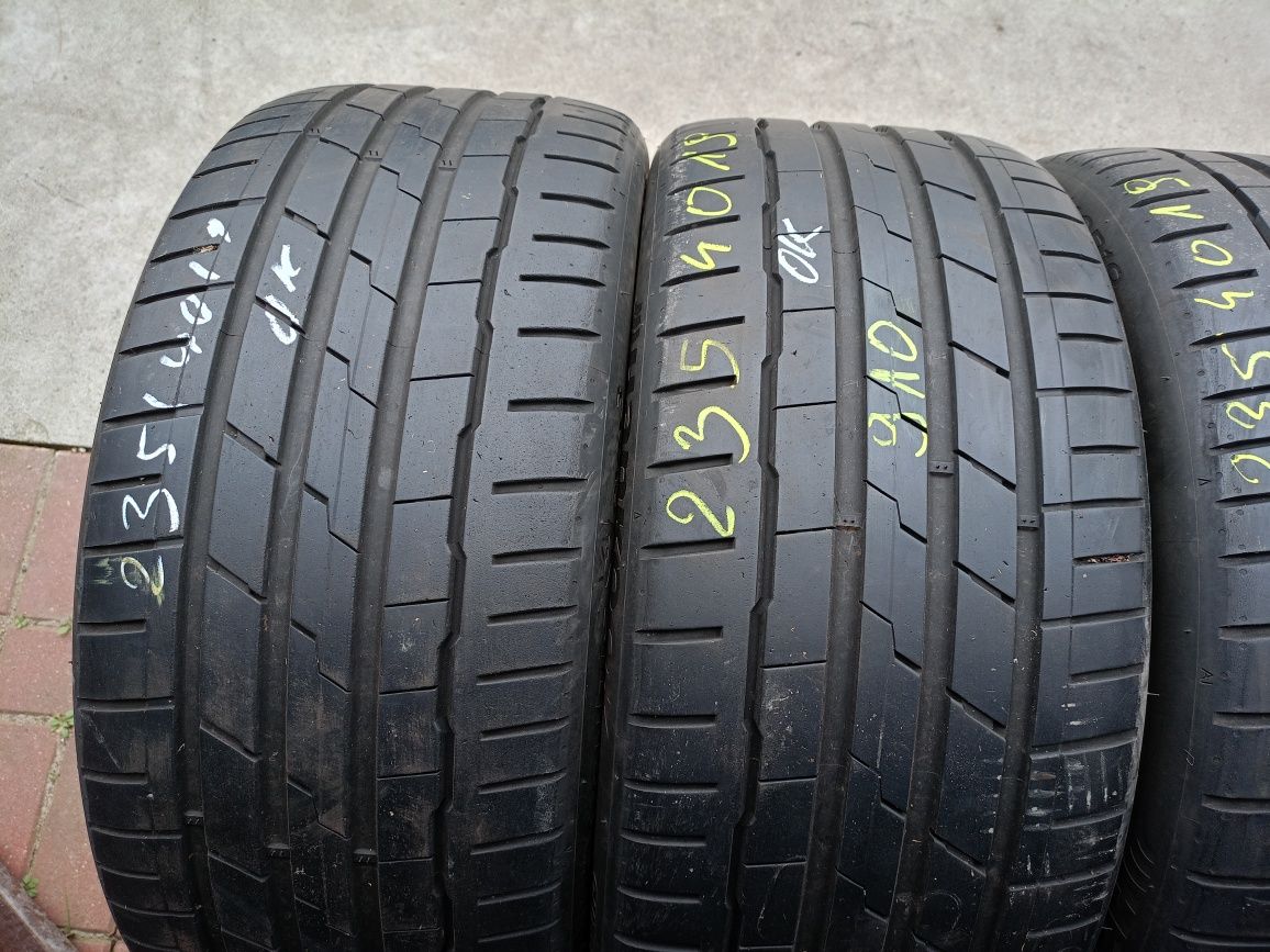 Opony letnie 235/40r19 Hankook 6mm 910zl 4szt