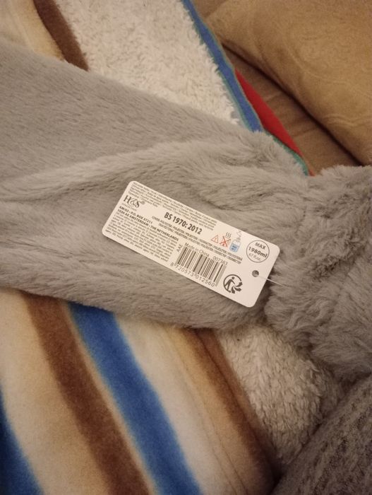 Termofor długi z ubrankiem