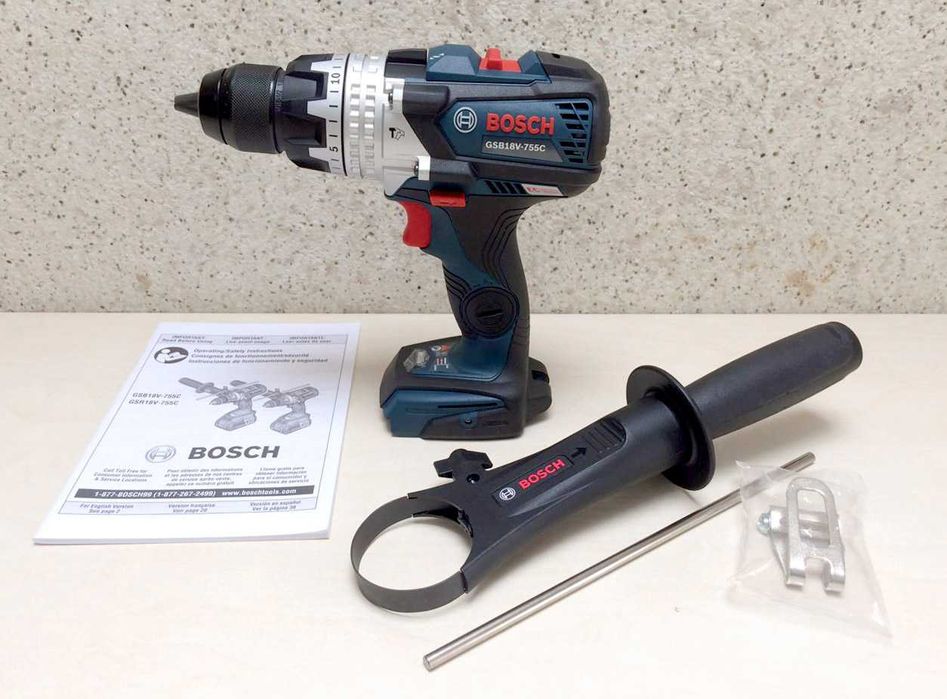 Оригинал 110Нм 150Нм BOSCH 18V Мощный бесщеточный ударный шуруповерт