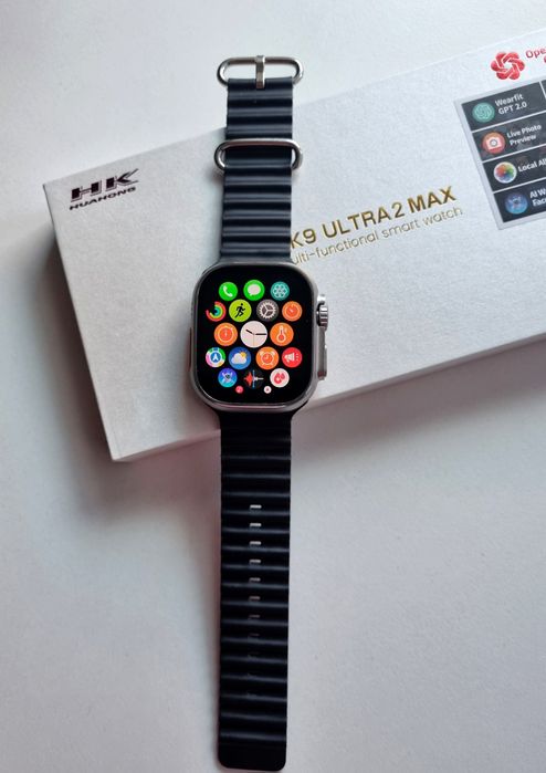 Smartwatch HK9 Ultra Max czarny