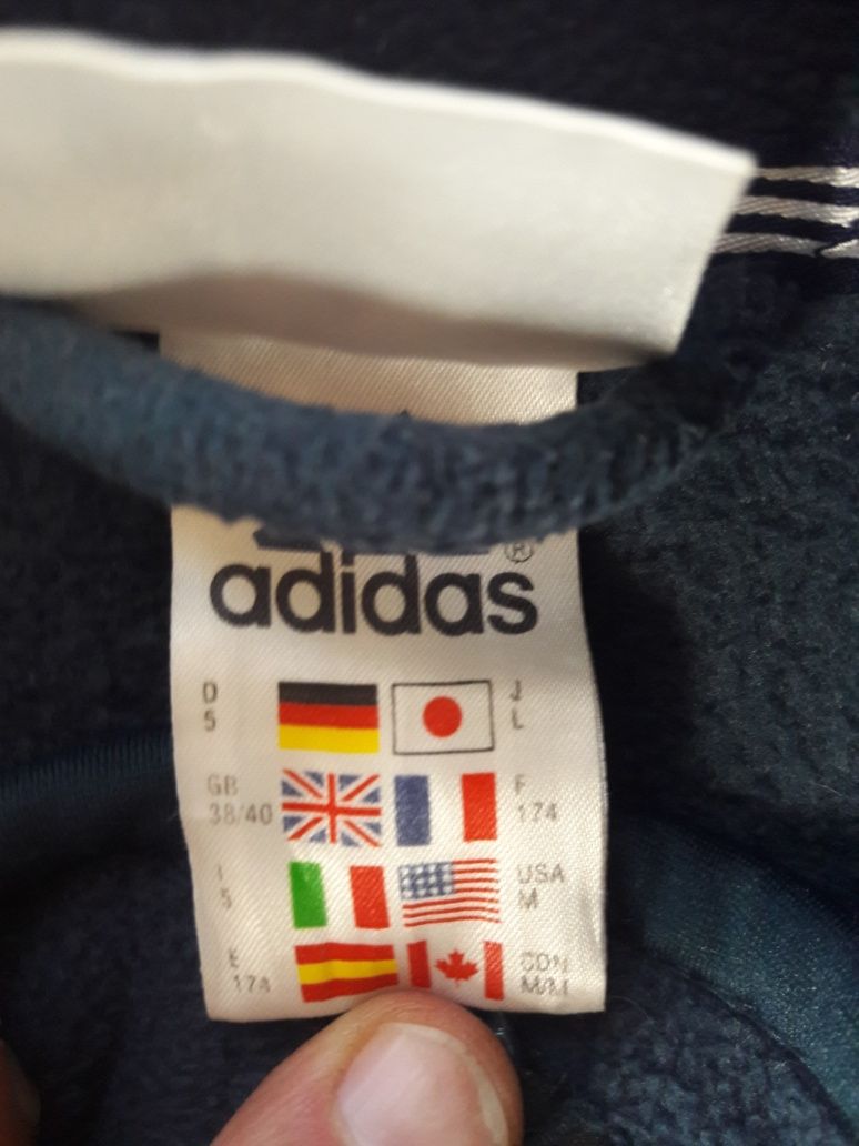 Флисовая кофту  Adidas оригинал.