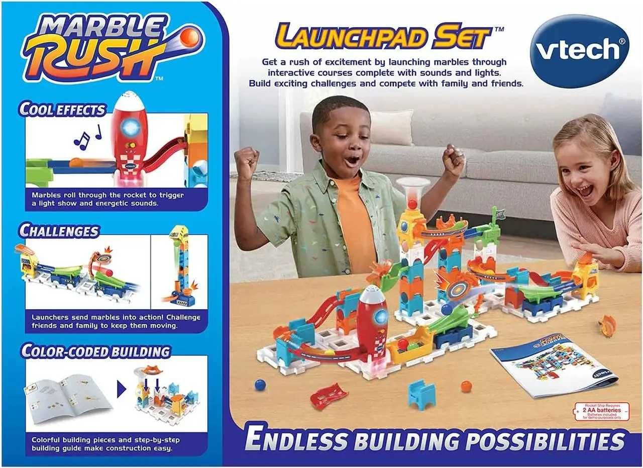 Конструктор лабіринт Космічна станція VTech Marble Rush Launchpad