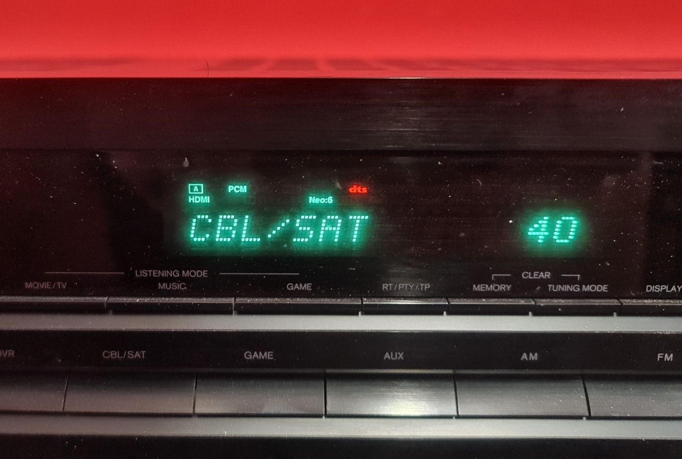 Amplituner Onkyo TX - SR 309 brak dźwięku