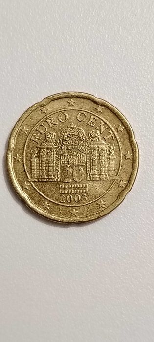20 Cêntimos da Áustria de 2003