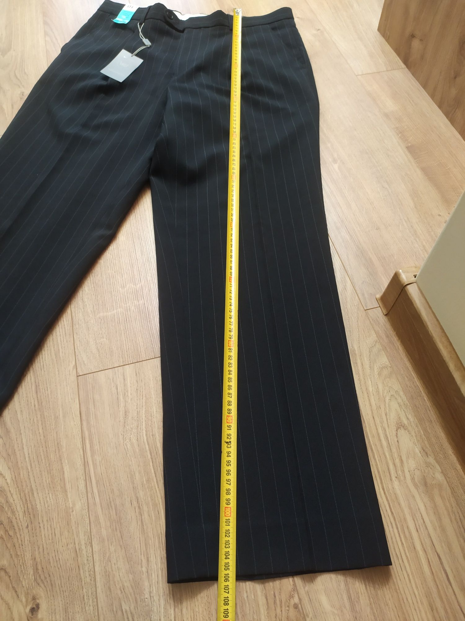 Spodnie męskie eleganckie W34L31 z metką