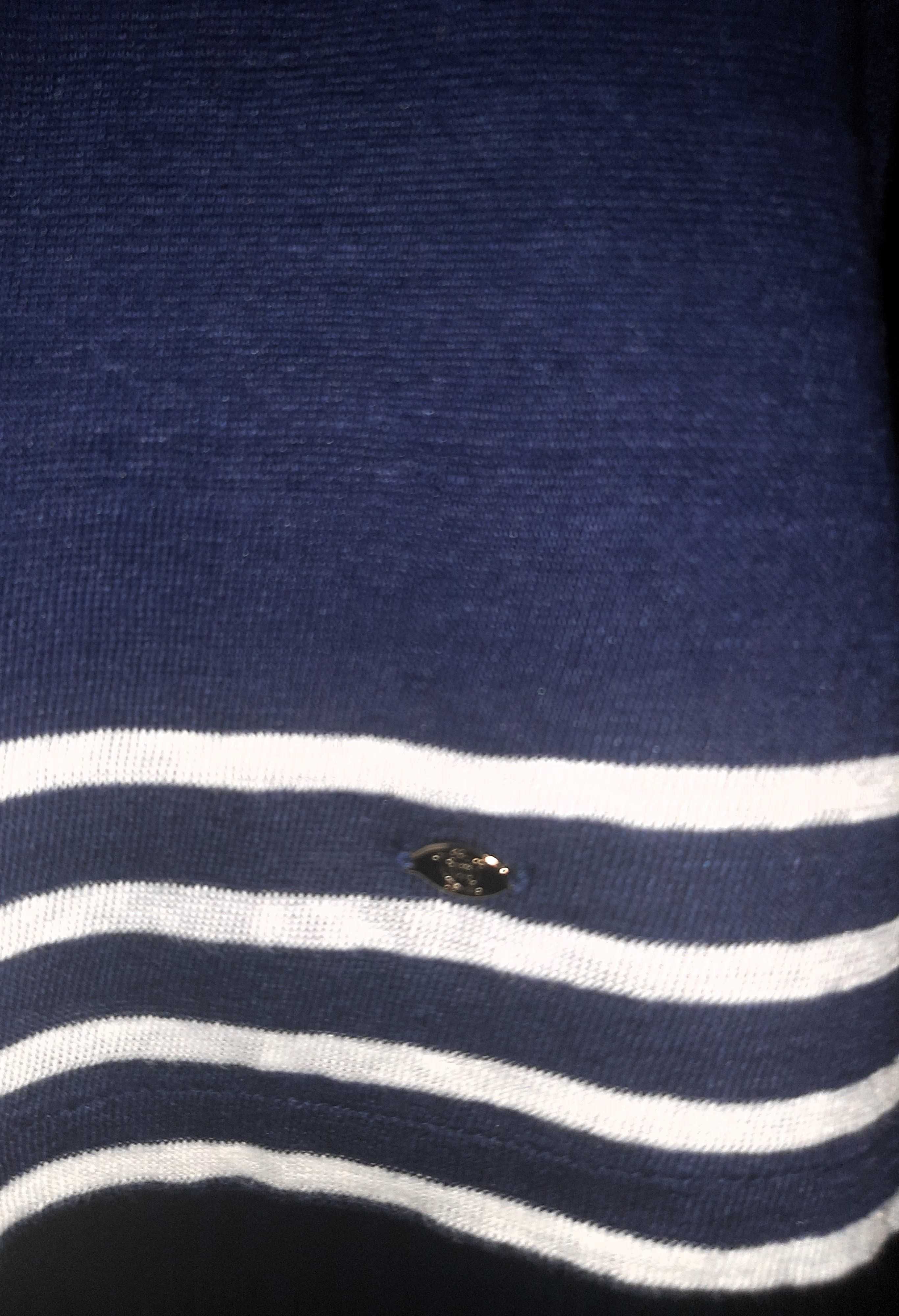 Camisola 100%linho riscas Massimo Dutti