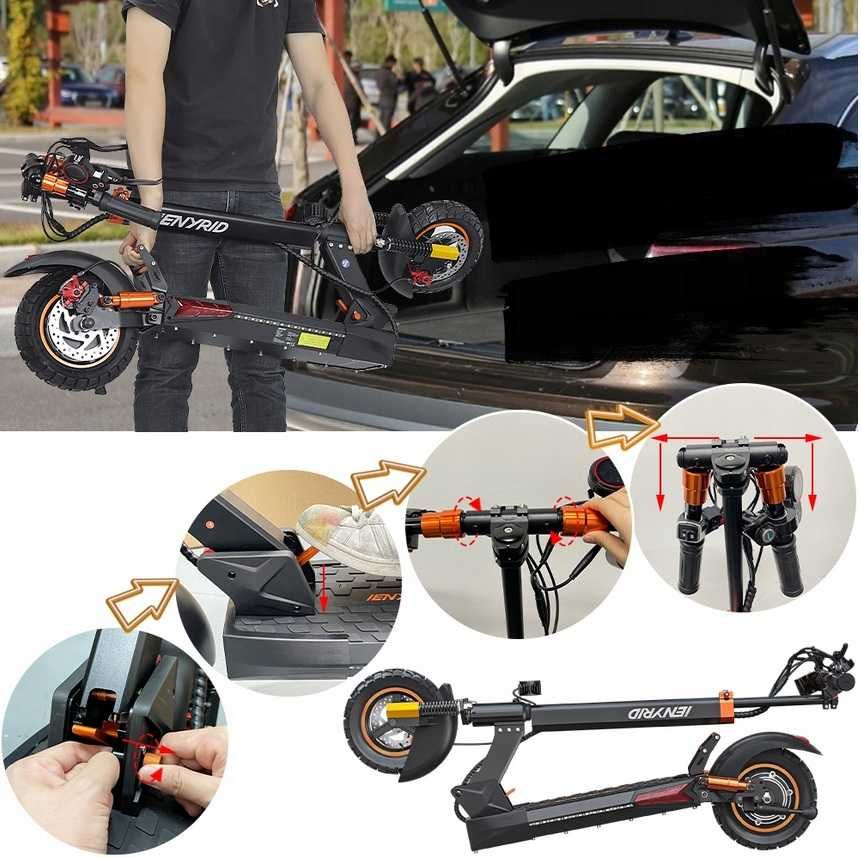 Hulajnoga elektryczna iENYRID M4 Pro S+ MAX 800W 48V20Ah 45km/h wys.PL