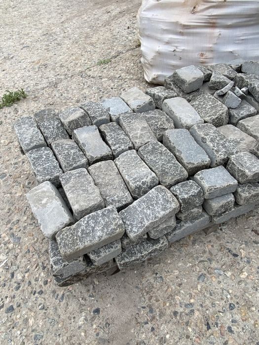 Брусчатка 10х10х5, Бруківка габбро колотая, улучшенная
