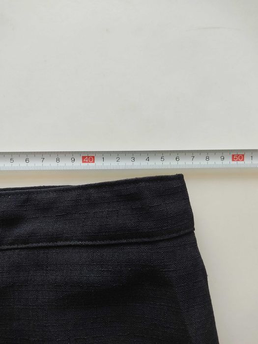 Saia Reta Preta Com racha Com forro handmade Tamanho 48-50