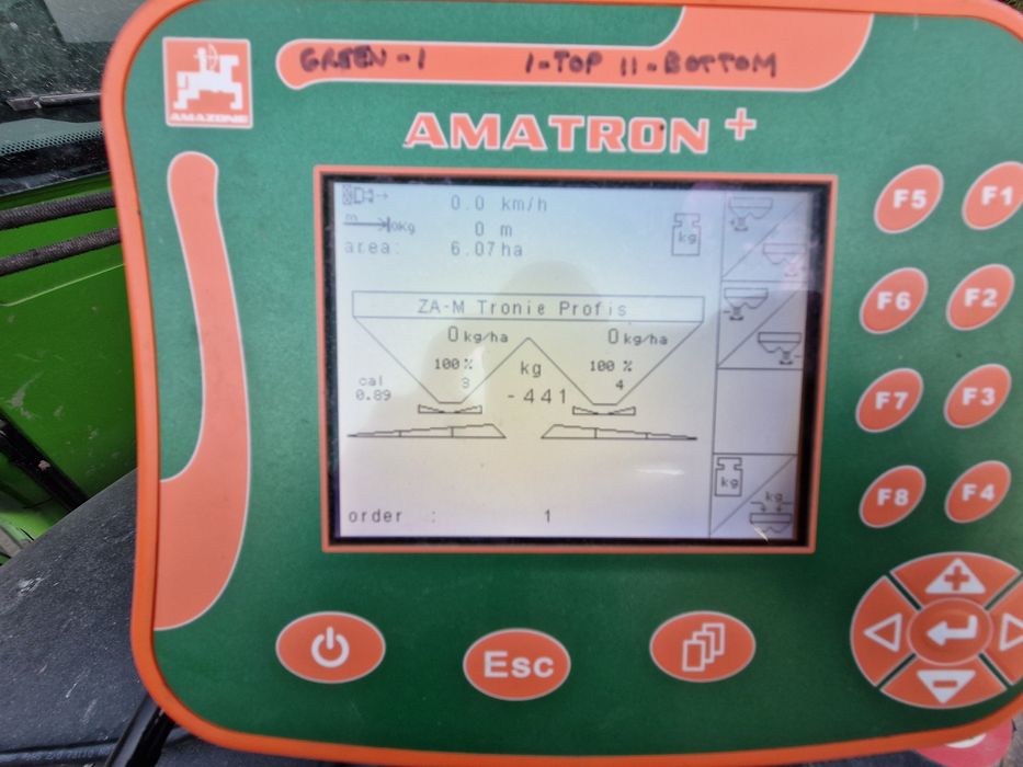 Rozsiewacz Amazone ZA-M Profis 3001, 2014r, waga