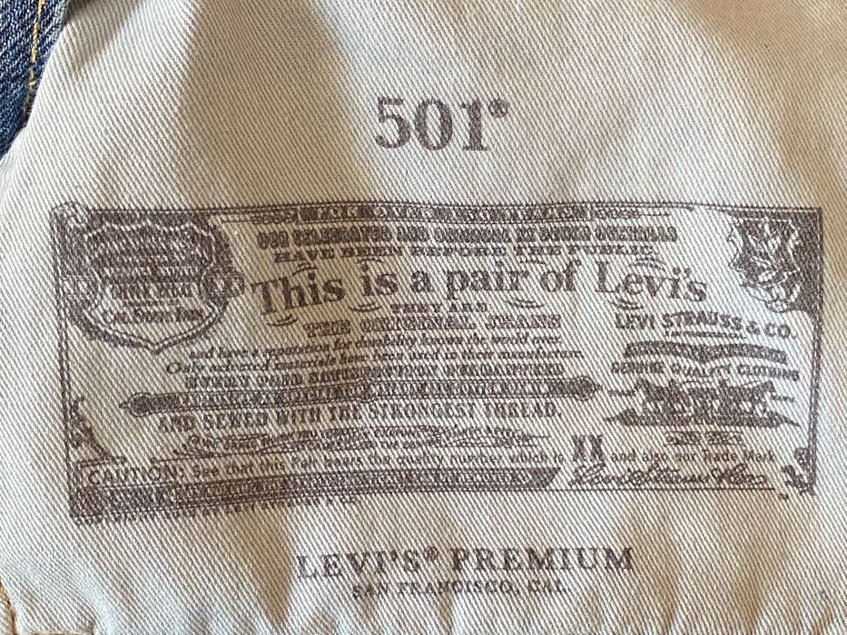 Джинси Levi's 501® Original Regular Fit розмір W34 L32