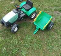 Zabawki ogrodowe traktor przyczepka wywrotka