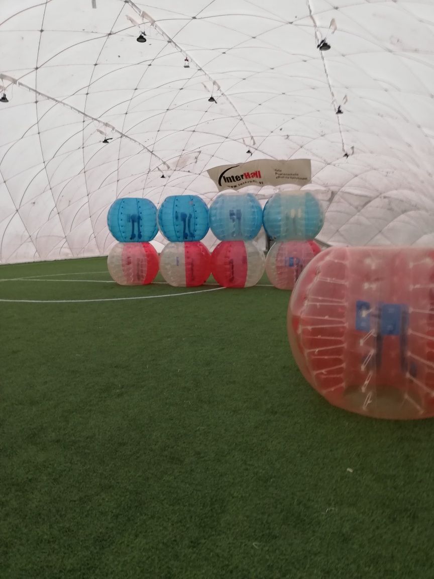 Zjeżdżalnia dmuchana, strzelnica paintball,bumper ball, ścianka