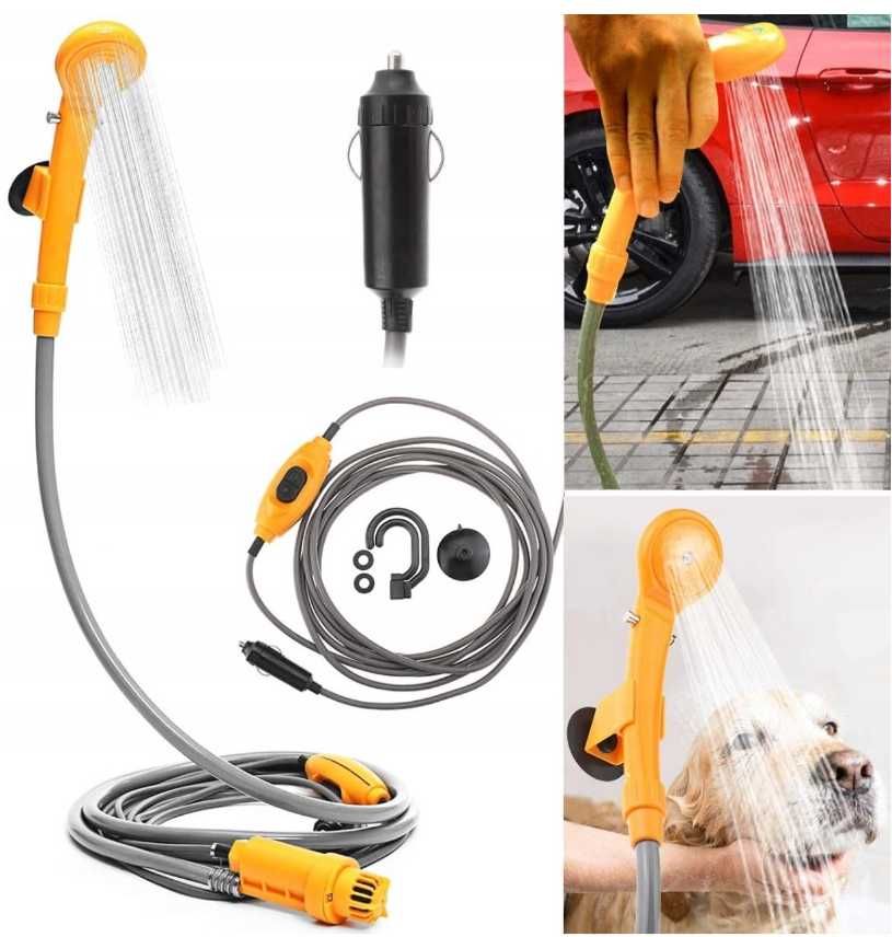 Prysznic mobilny 12V – szybkie mycie w plenerze