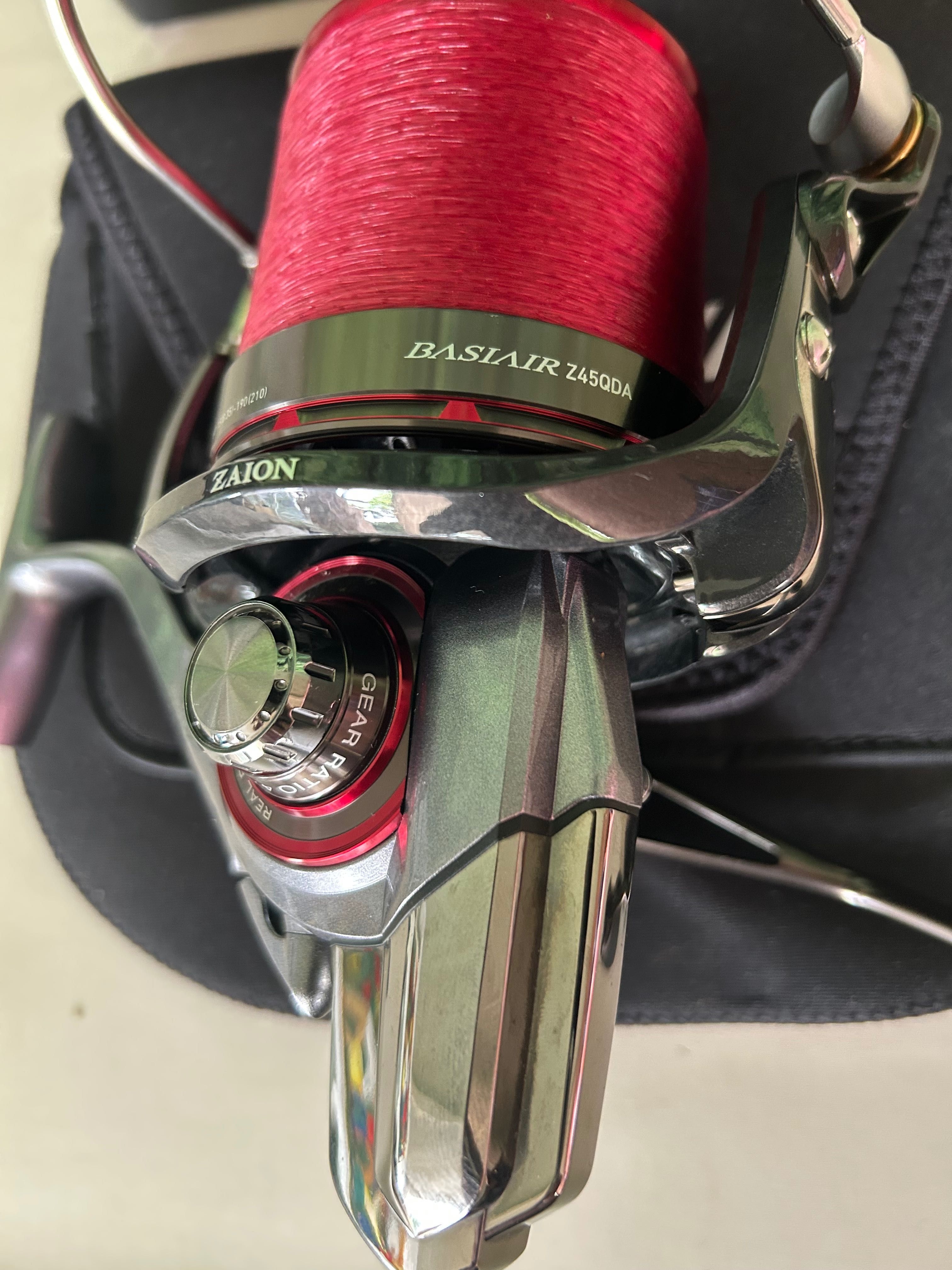 Carreto Daiwa Basiair Z45 QDA esta como Novo