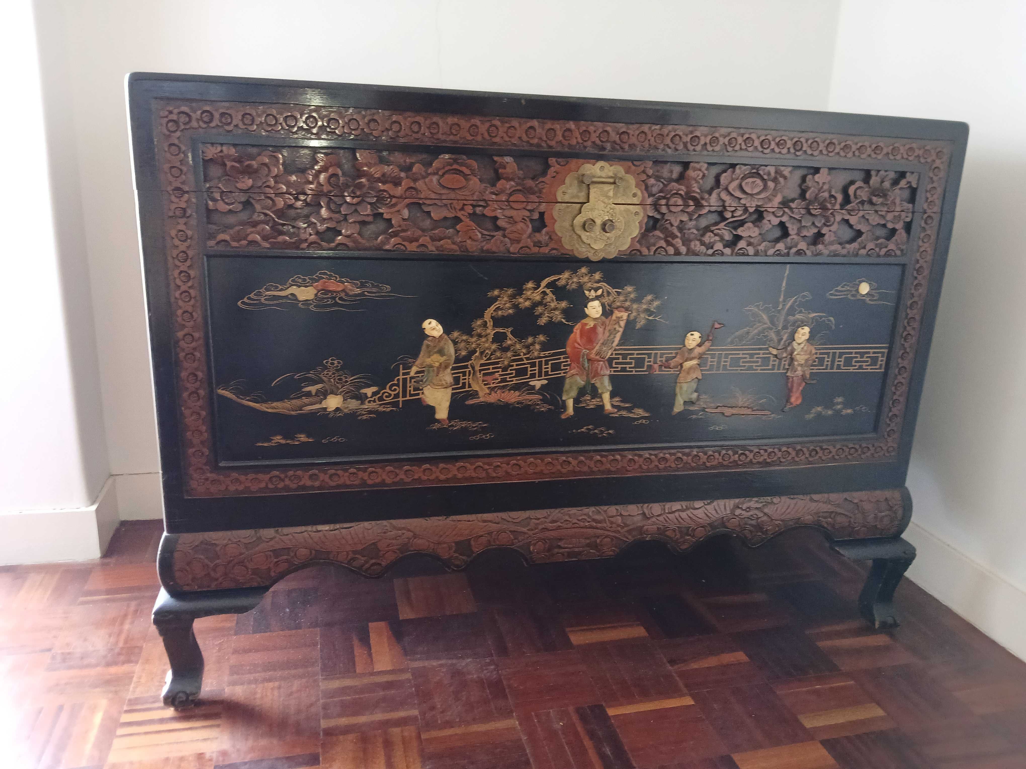 arca chinesa com madre perola