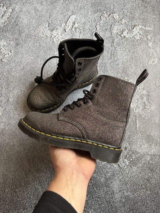 Черевики Dr. Martens 1460 Pascal з блискітками
