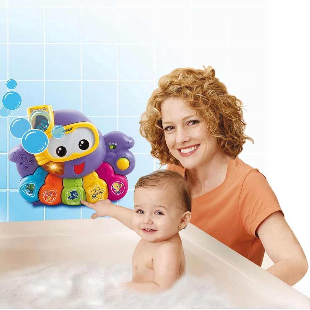 Brinquedo de banho Vtech bolhas de sabão - Polvo Orquestra