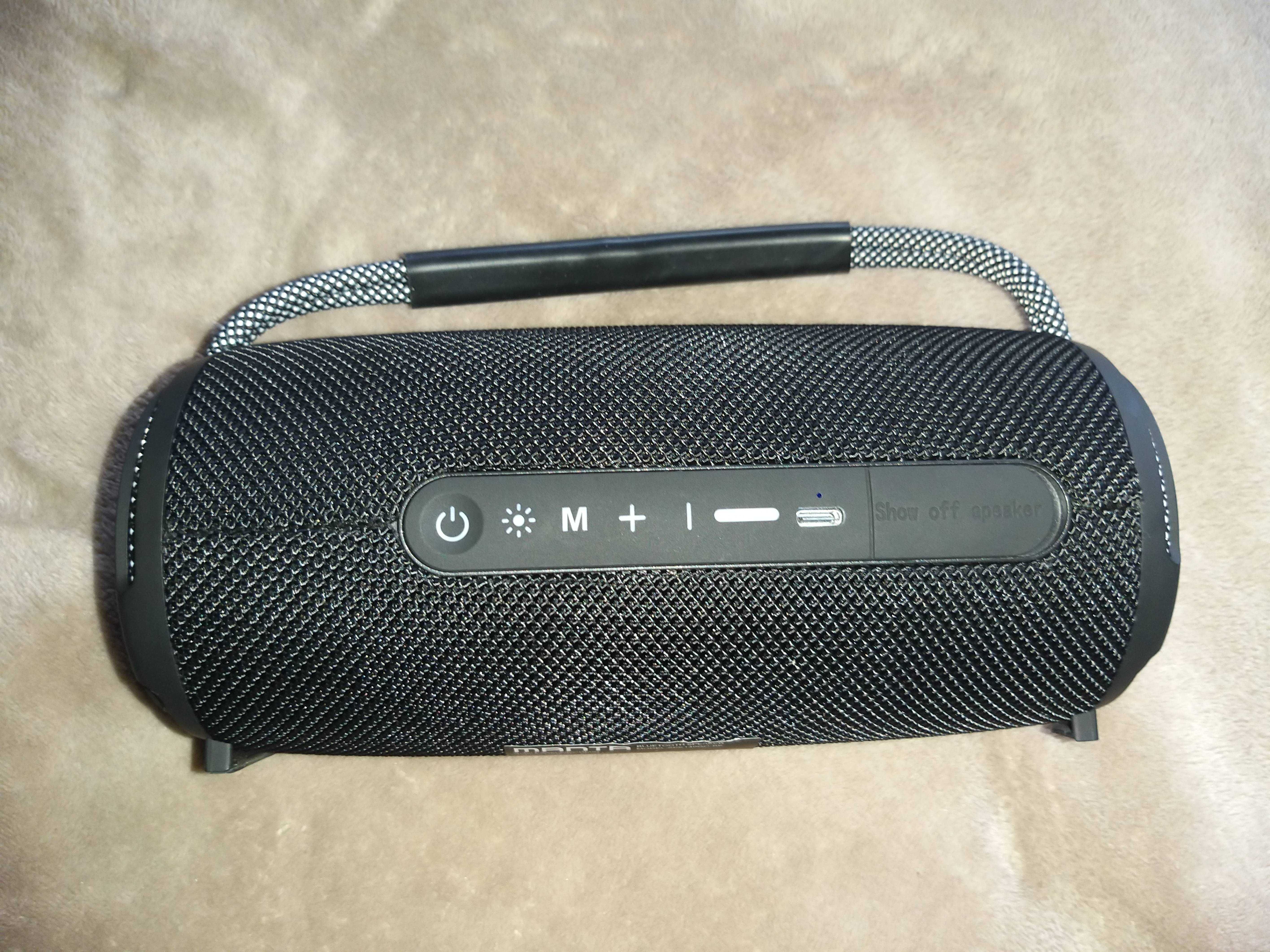 Głośnik MANTA SPK140GO-BK  Czarny