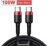 Кабель USB C Baseus 100W USB Type C to USB Type C швидка зарядка