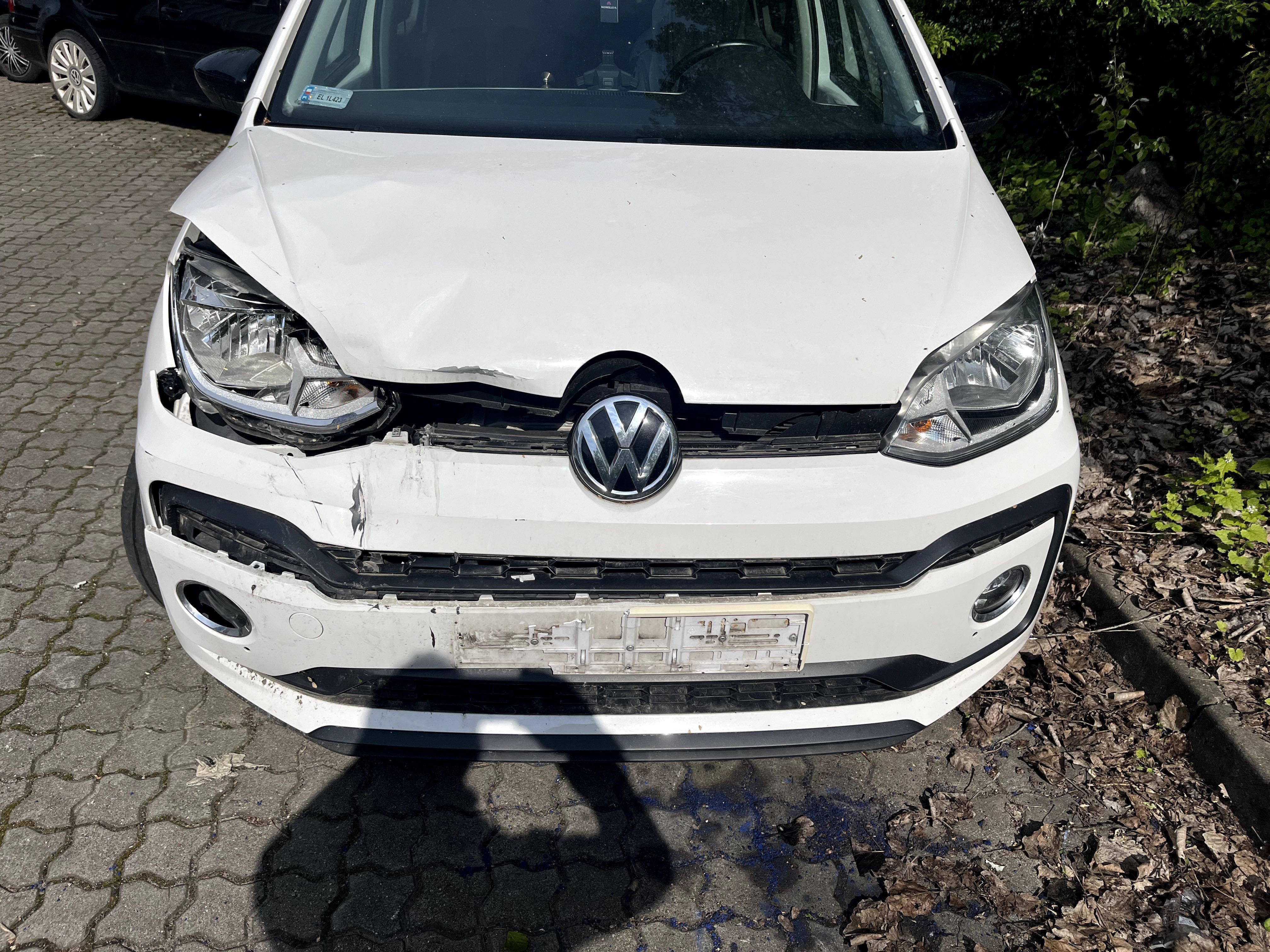 Volkswagen UP High UP Najbogatsza wersja... VAT 23% uszkodzony!!!