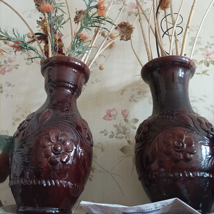 Ваза керамічна для квітів Васильківська майолика