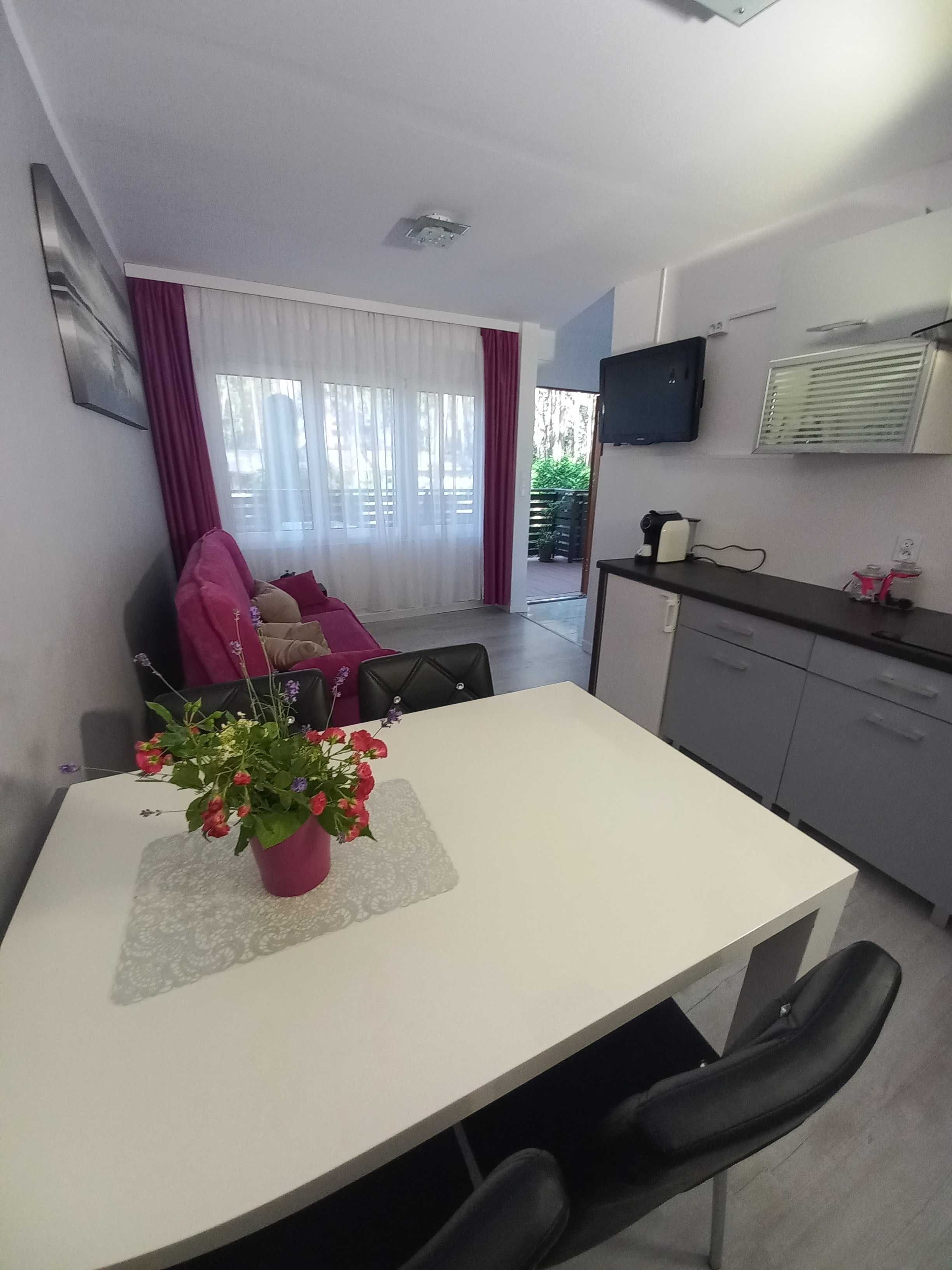Domek w lesie   nad  jeziorem Lipie -Długie -2 osobne apartamenty