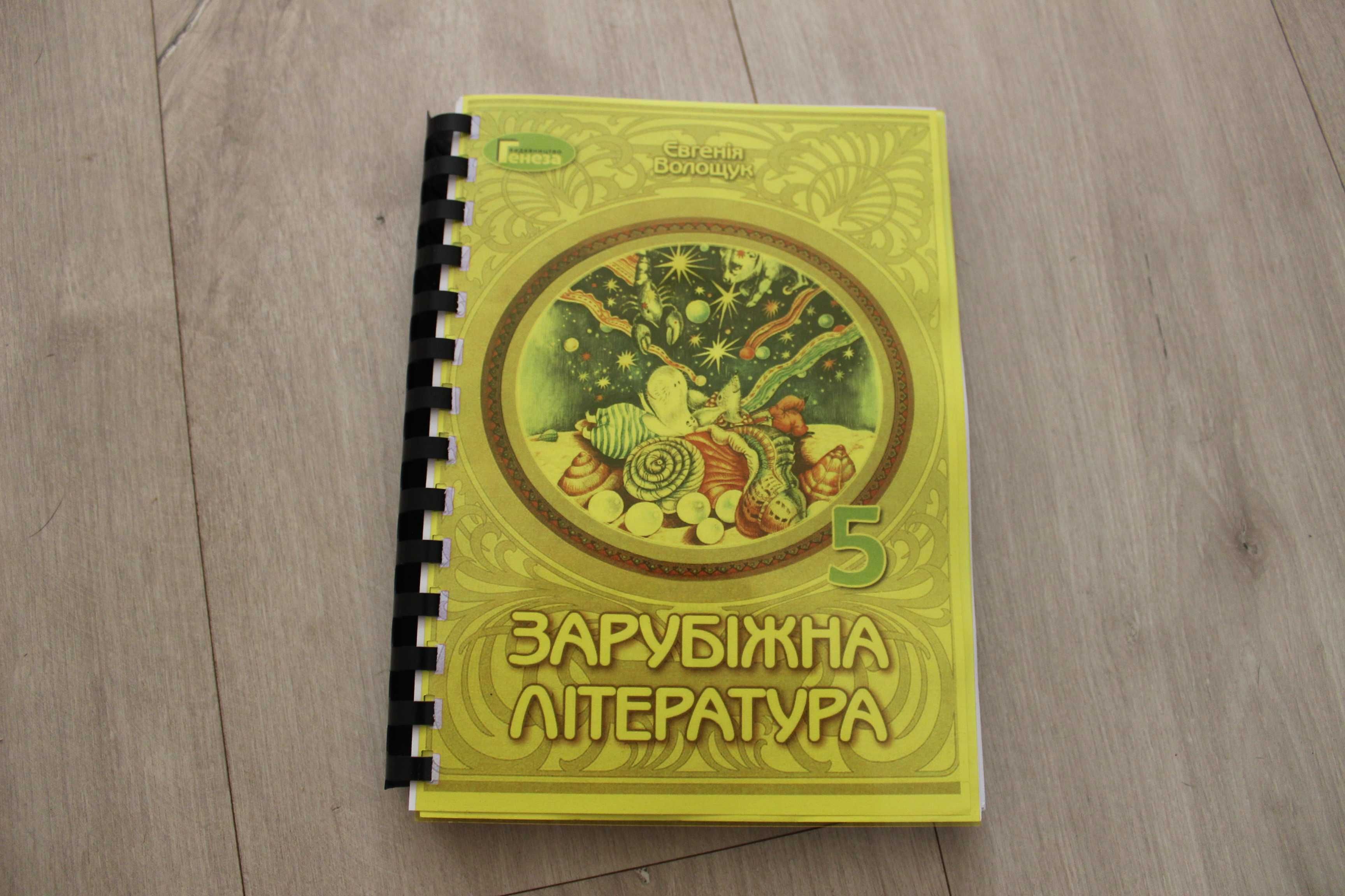 Підручник  Зарубіжна література 5 клас Волощук НУШ 2022