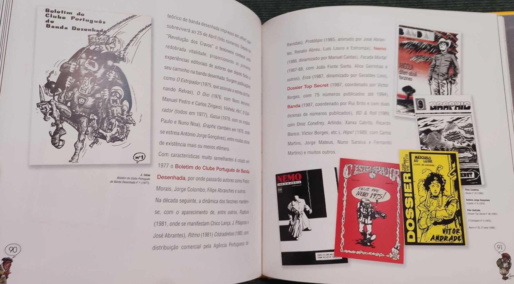 Livro completo "Roteiro Breve da Banda Desenhada em Portugal" - Novo