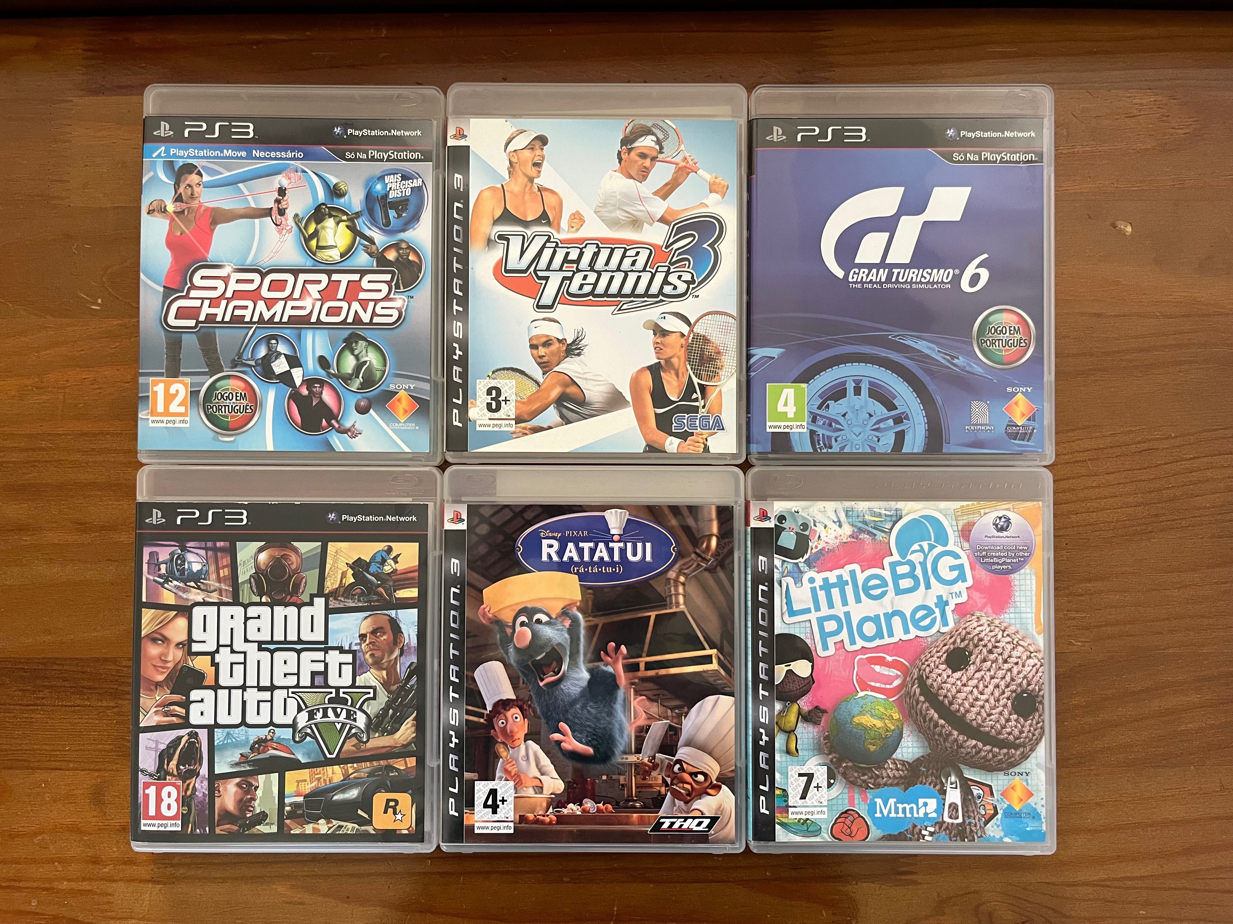 Conjunto de 4 Jogos para PlayStation 3