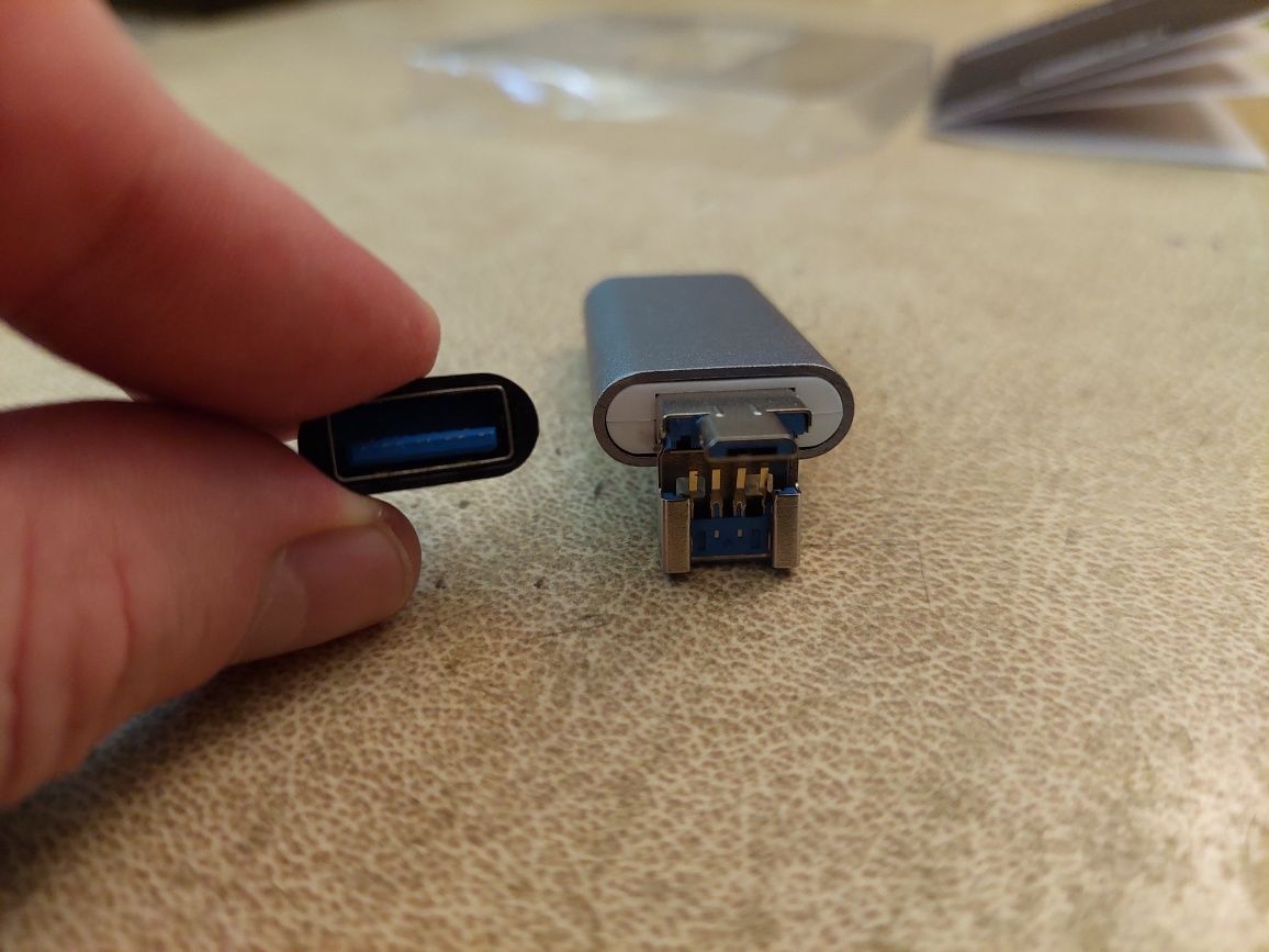 Флешка 4в1 256Гб Type-C/Micro/Lightning/USB для телефона/компьютера