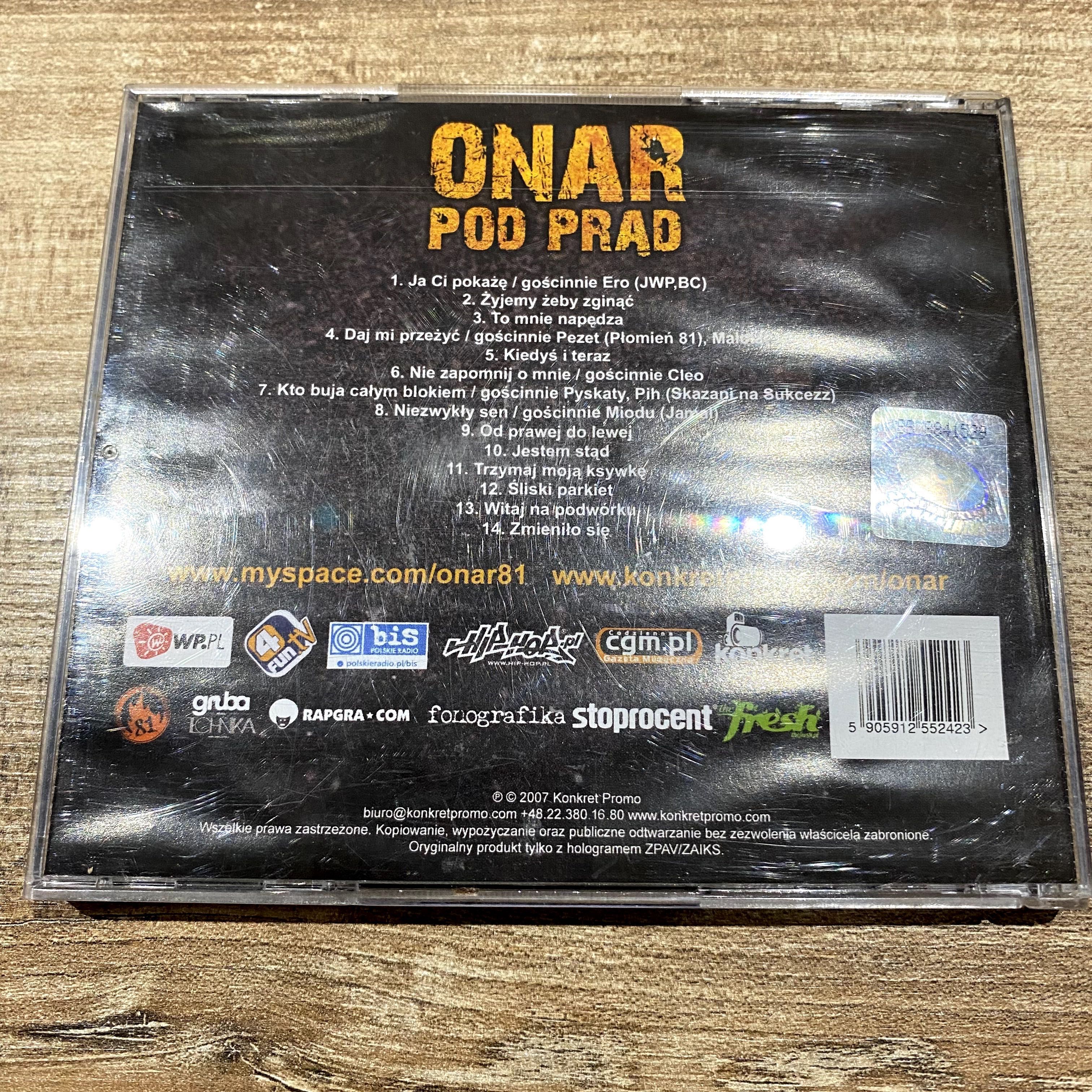 Onar - Pod Prąd CD 1 Wydanie Unikat