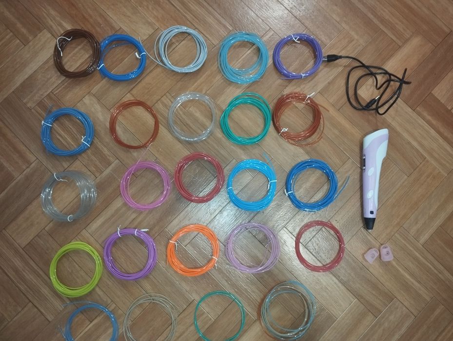 Długopis 3D różowy