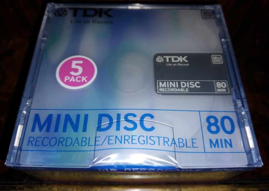 Мини Диск/Мini Disc (NEW!) =TDK MD-Recordable 80 min= (5шт)